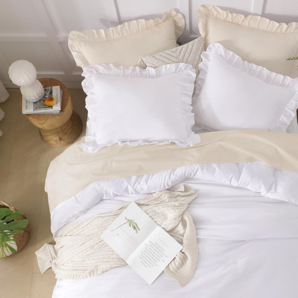 Andency fabric texture shot showing smooth polyester surface and soft-to-touch benefit