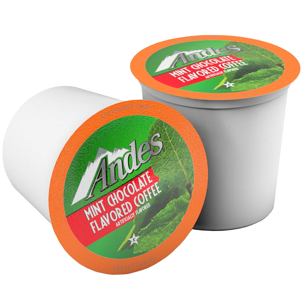 Andes branded close-up of pod texture showing quality seal and freshness
