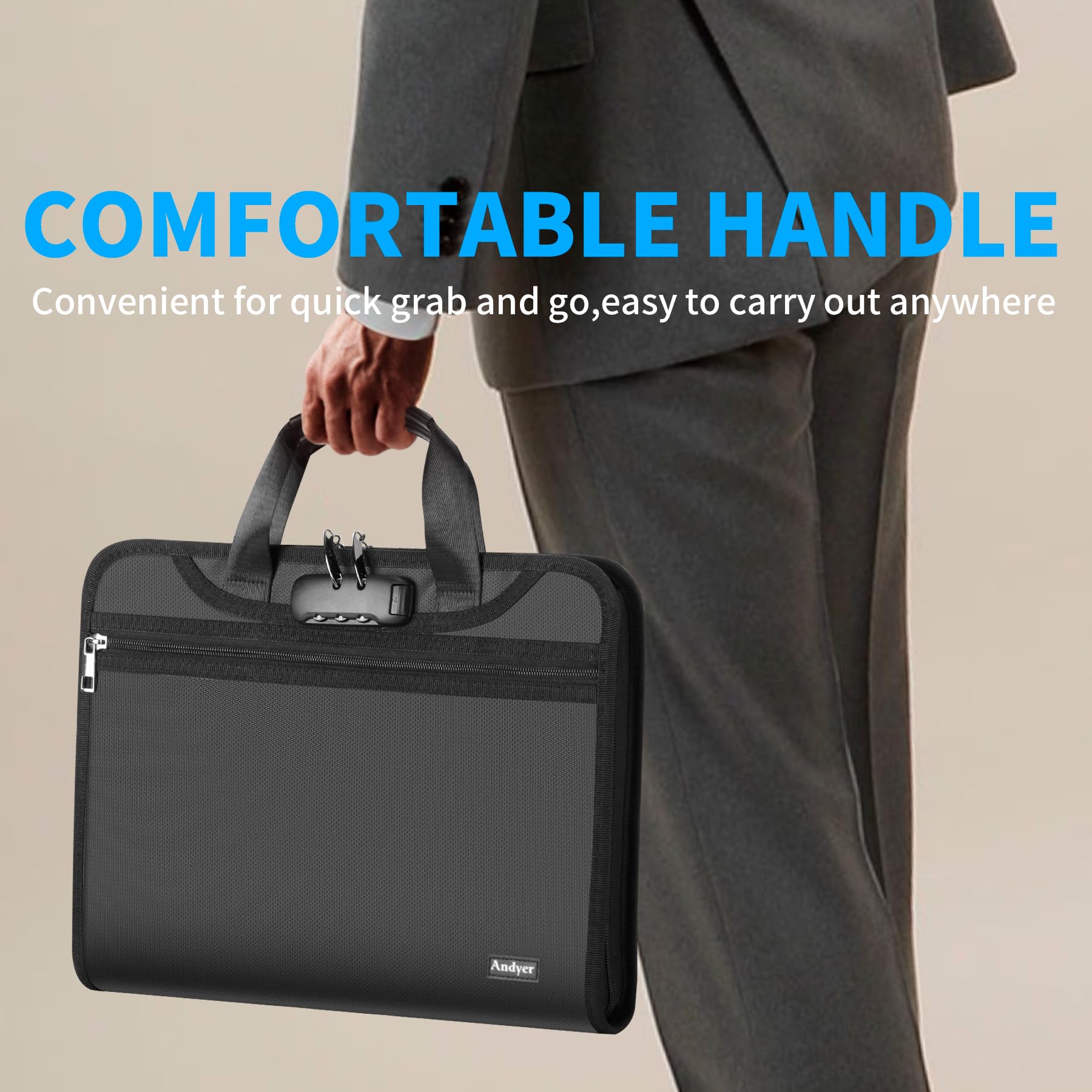 andyer size comparison with hand demonstrating portable grab-and-go convenience