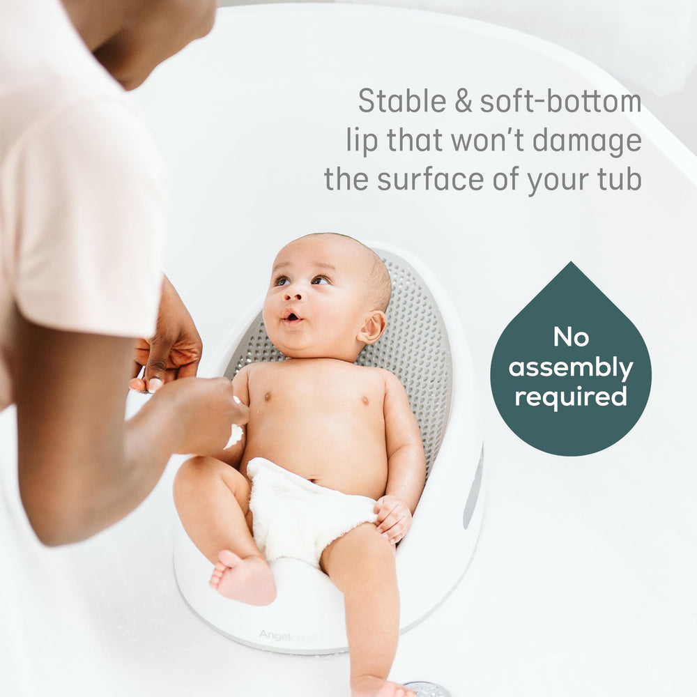 Angelcare rinser lid in rain-shower mode for gentle, tear-free rinses
