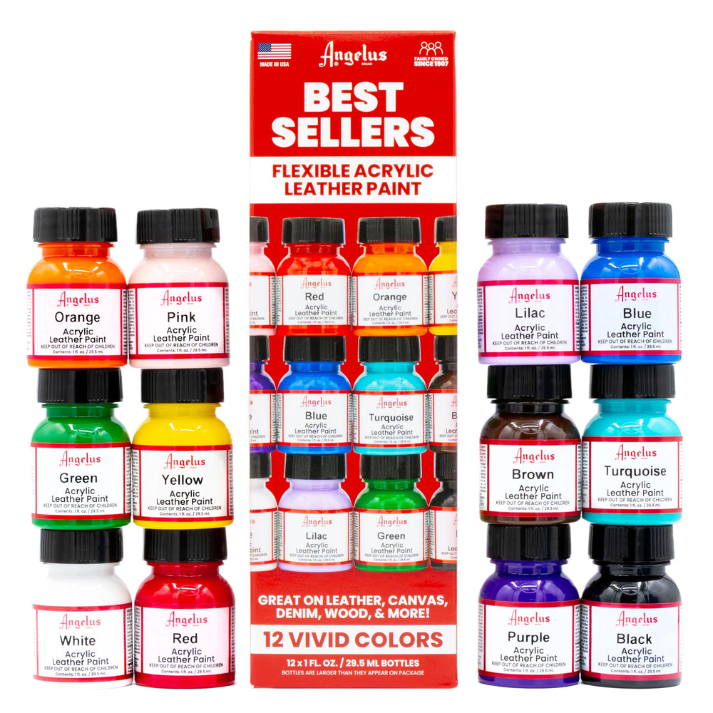 Lifestyle photo of Angelus-painted sneakers demonstrating vibrant color and wearability