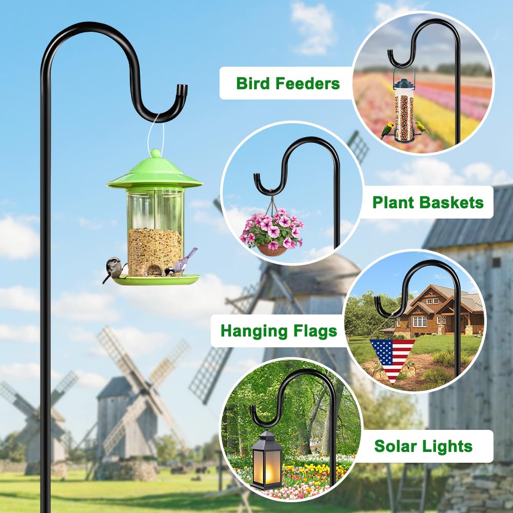 ANIDEER in garden with bird feeder showing secure feeding station benefit