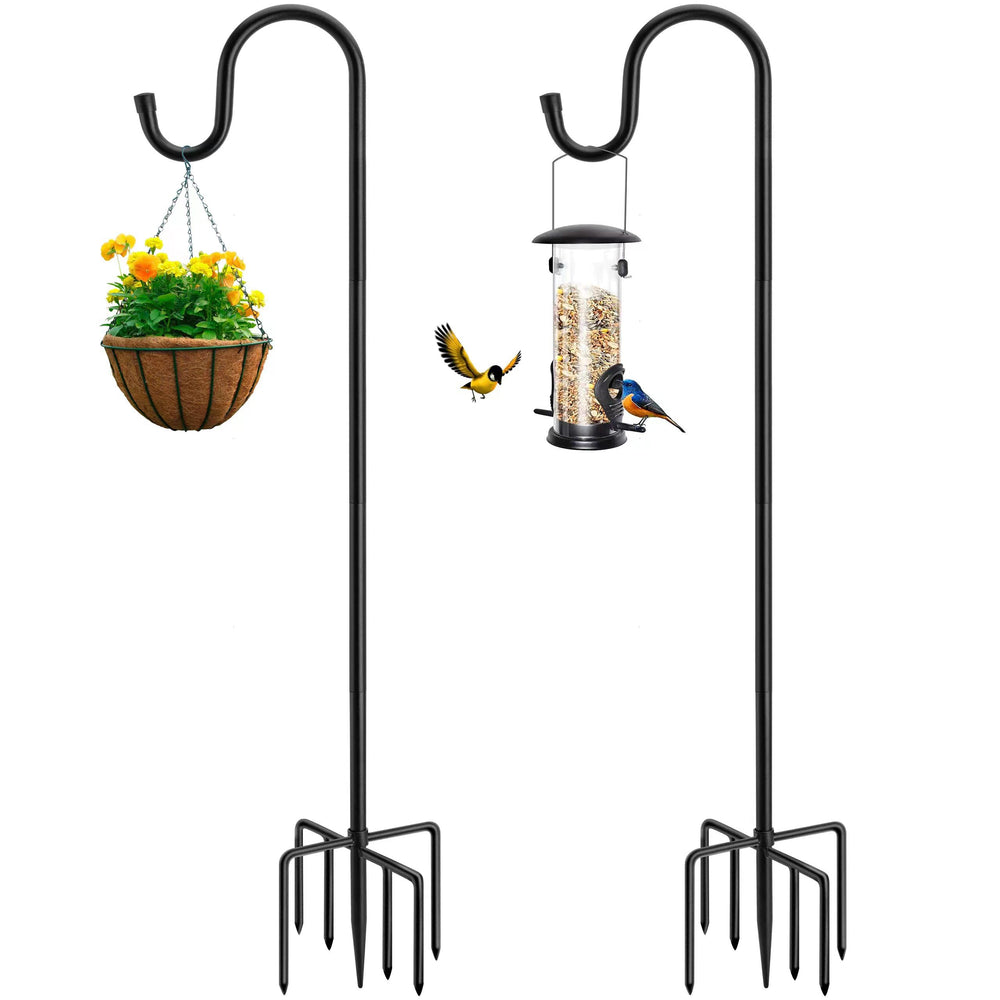 ANIDEER full assembled shepherds hook showing stable support and outdoor use