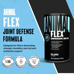 Animal Flex pill pack close-up displaying preportioned daily dose convenience