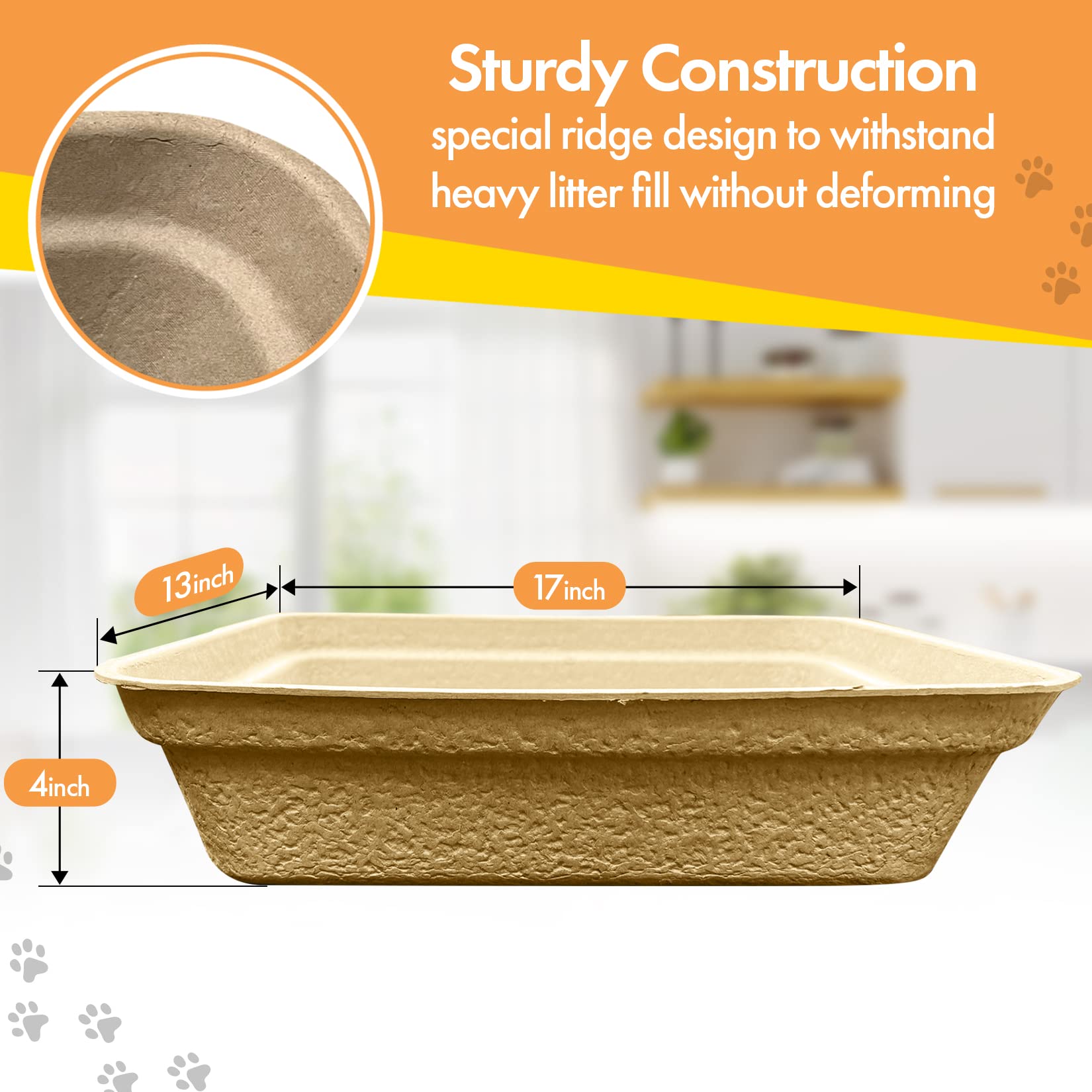 Animaru close-up of cardboard texture and seam highlighting durable, leak-resistant construction