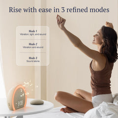 ANJANK nightlight showing multiple colors creating calming bedroom ambiance