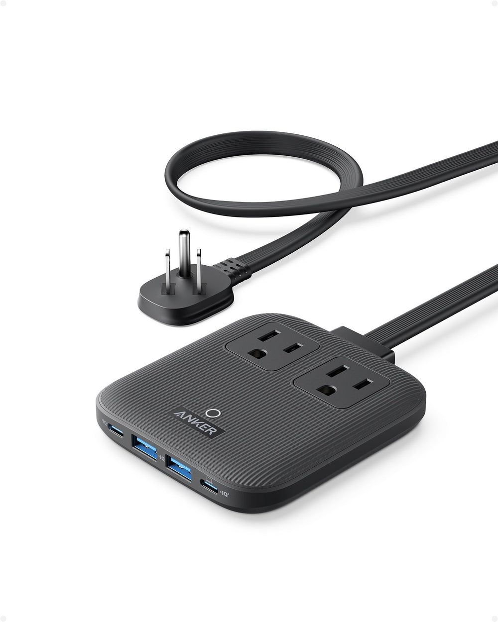 Anker Nano 67W front view showing ports and compact design benefits