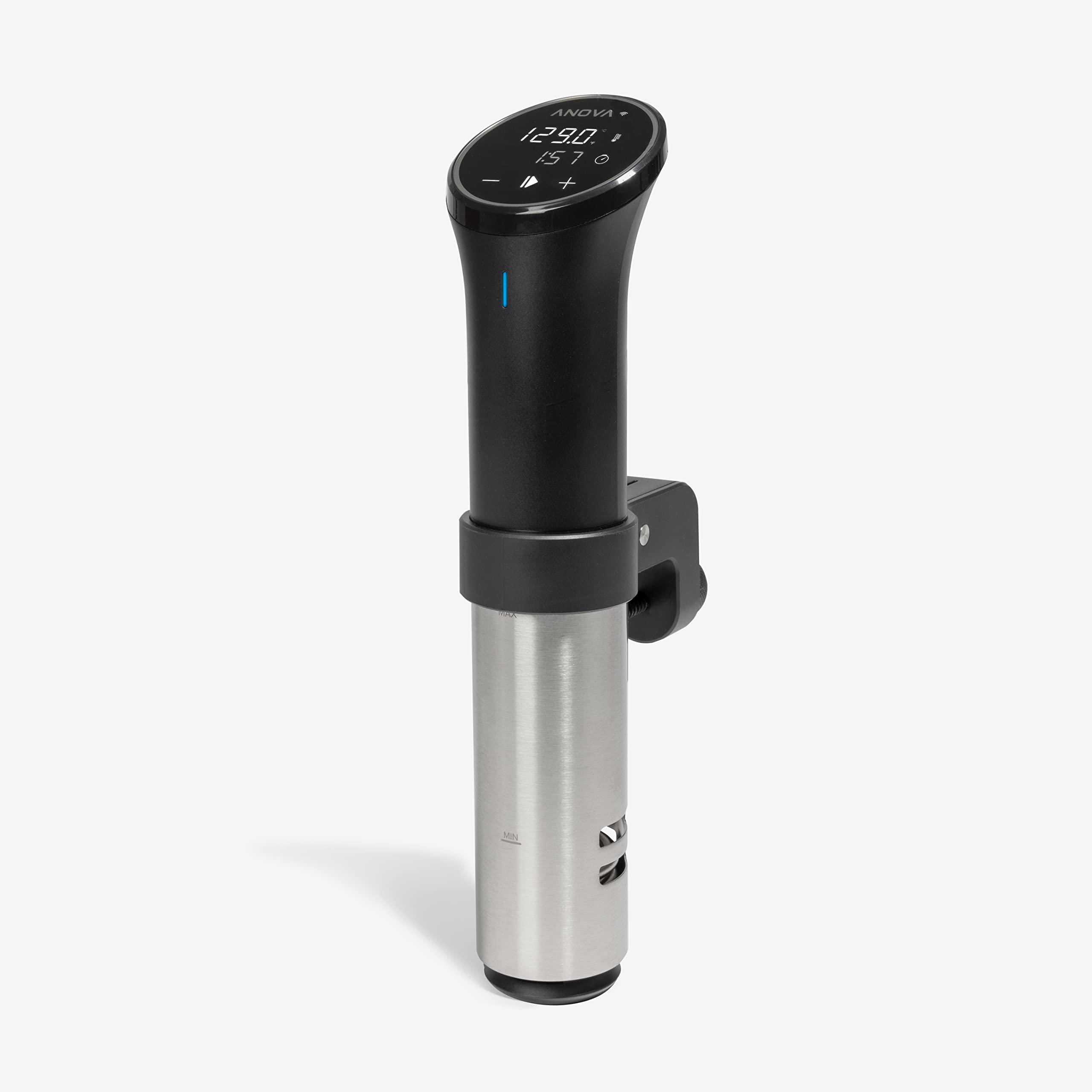 Anova Culinary removable stainless steel skirt detail that detaches for easy cleaning
