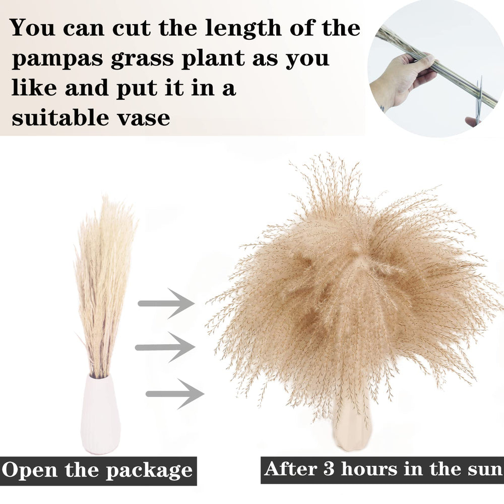 ANPROOR hand holding stems to show scale and easy trim-to-fit convenience