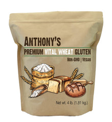 Anthony's front packaging 4 lb bag showing product and clear labeling benefit convenience