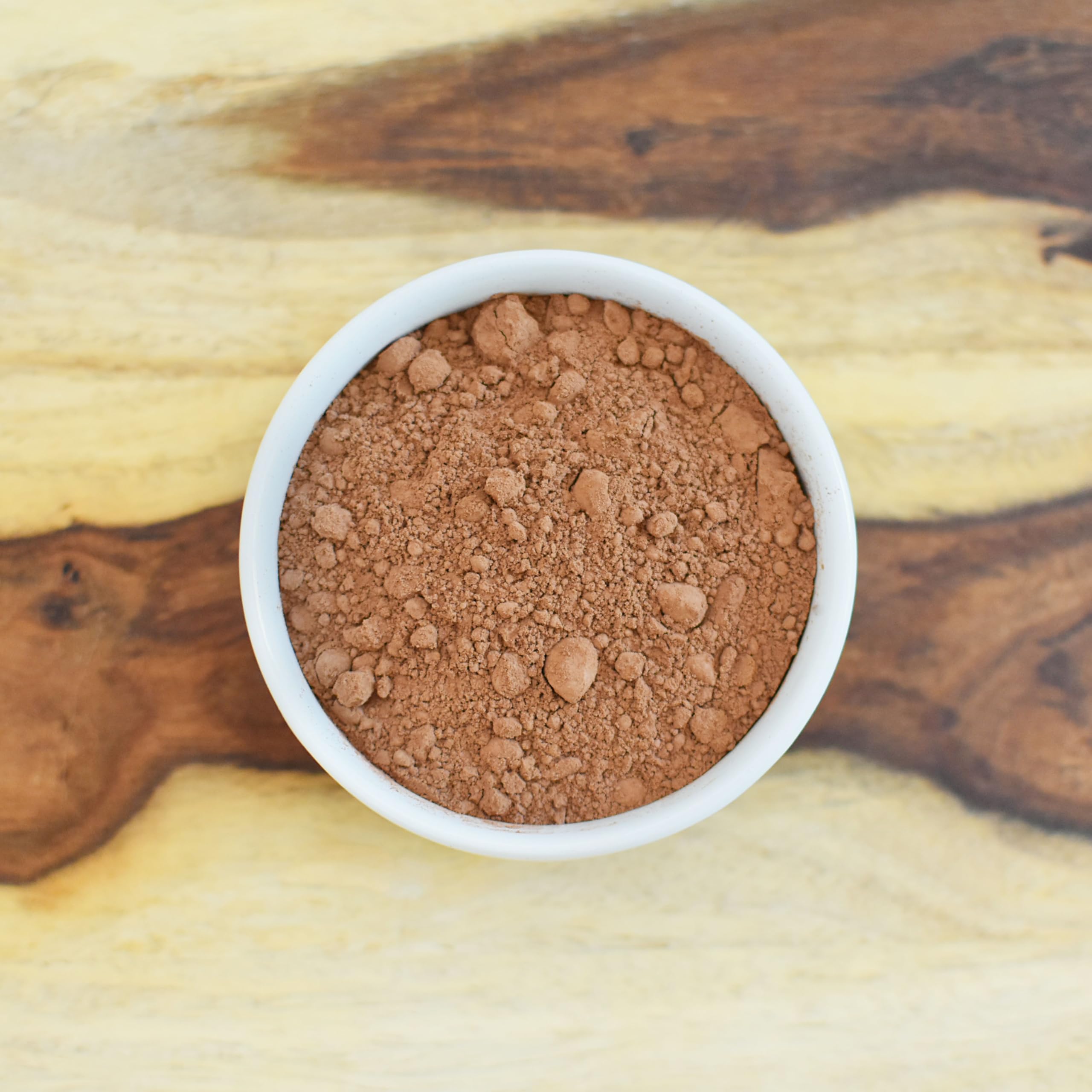 Fresh brownies made with Anthony's cocoa showing rich color and moist crumb