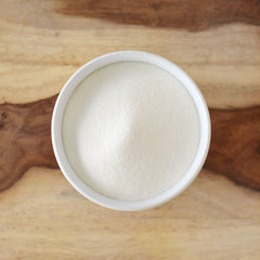 Anthony's collagen blended in a smoothie cup with fruit, boosts protein without altering flavor
