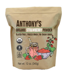Anthony's front pouch showing label and 12 oz size for easy identification and storage