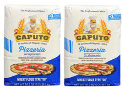 Antimo Caputo front packaging showing two 2.2 lb bags and clear product branding benefits