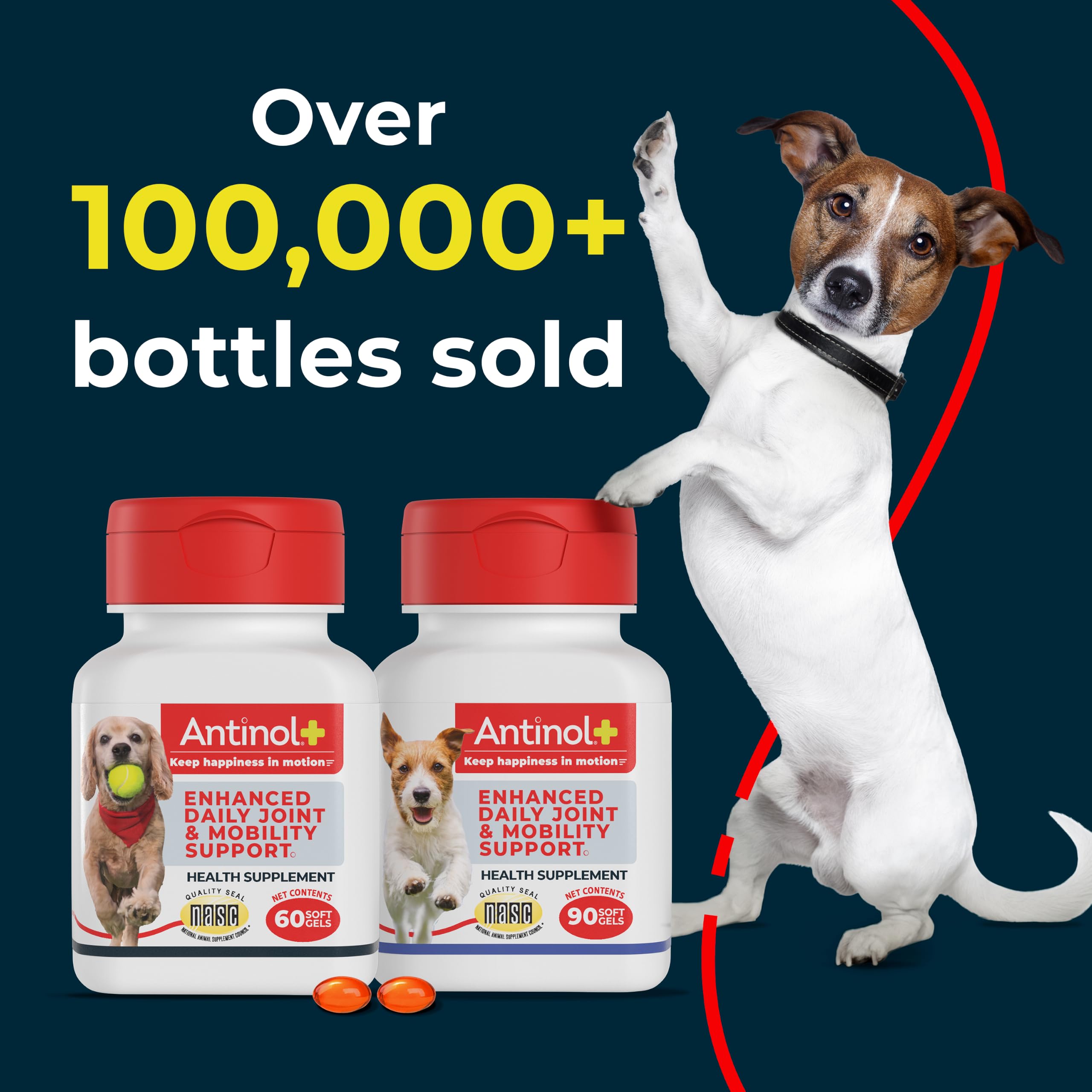 hand holding Antinol bottle showing 120-count scale and household value