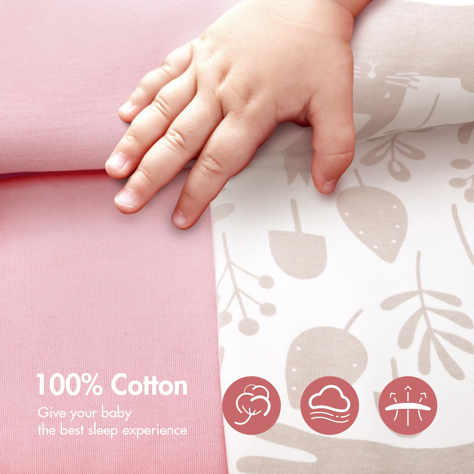 ANYEDDE closed cuff with baby hands near face for soothing protection