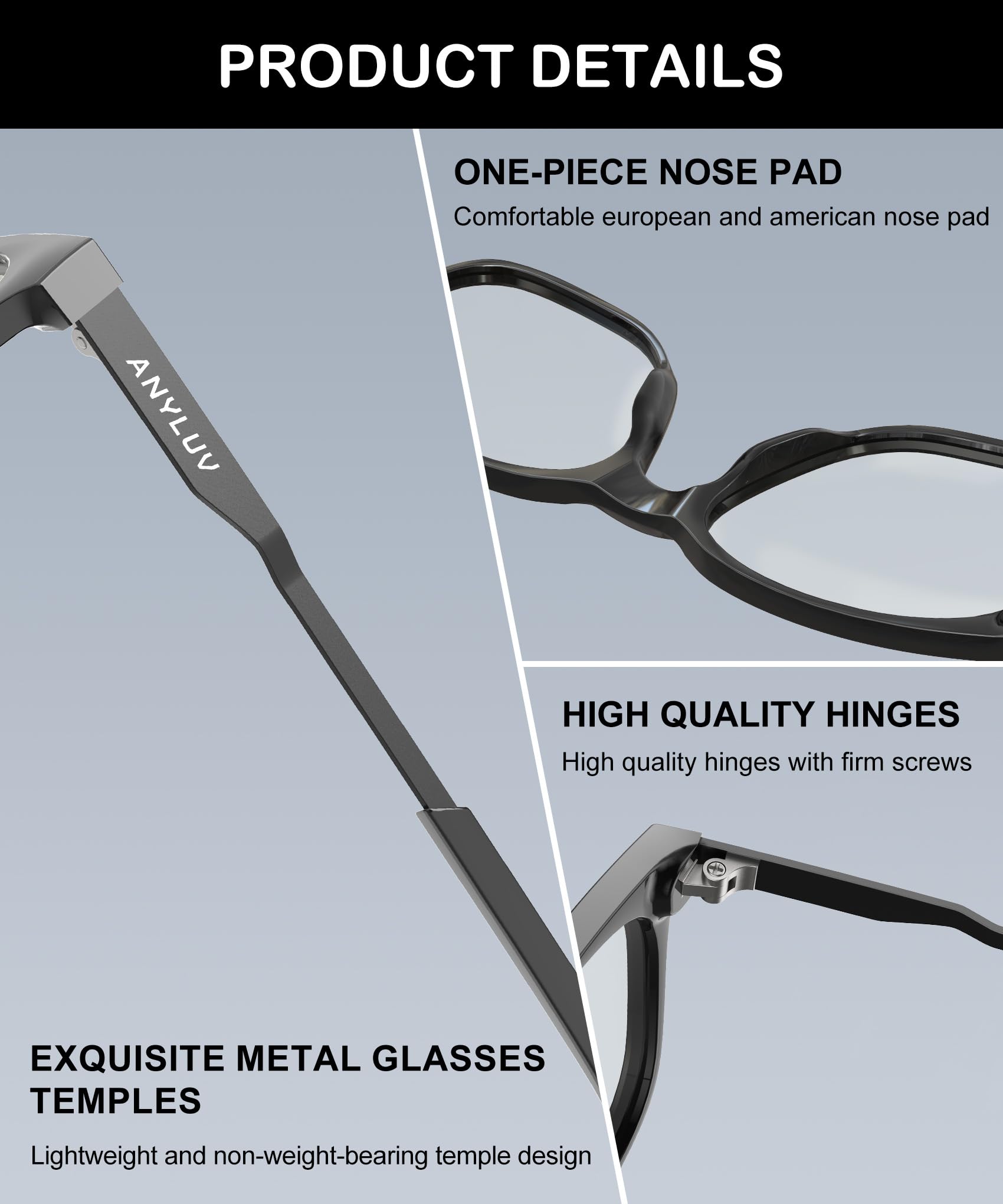 ANYLUV worn by gamer reducing glare during long sessions for comfort