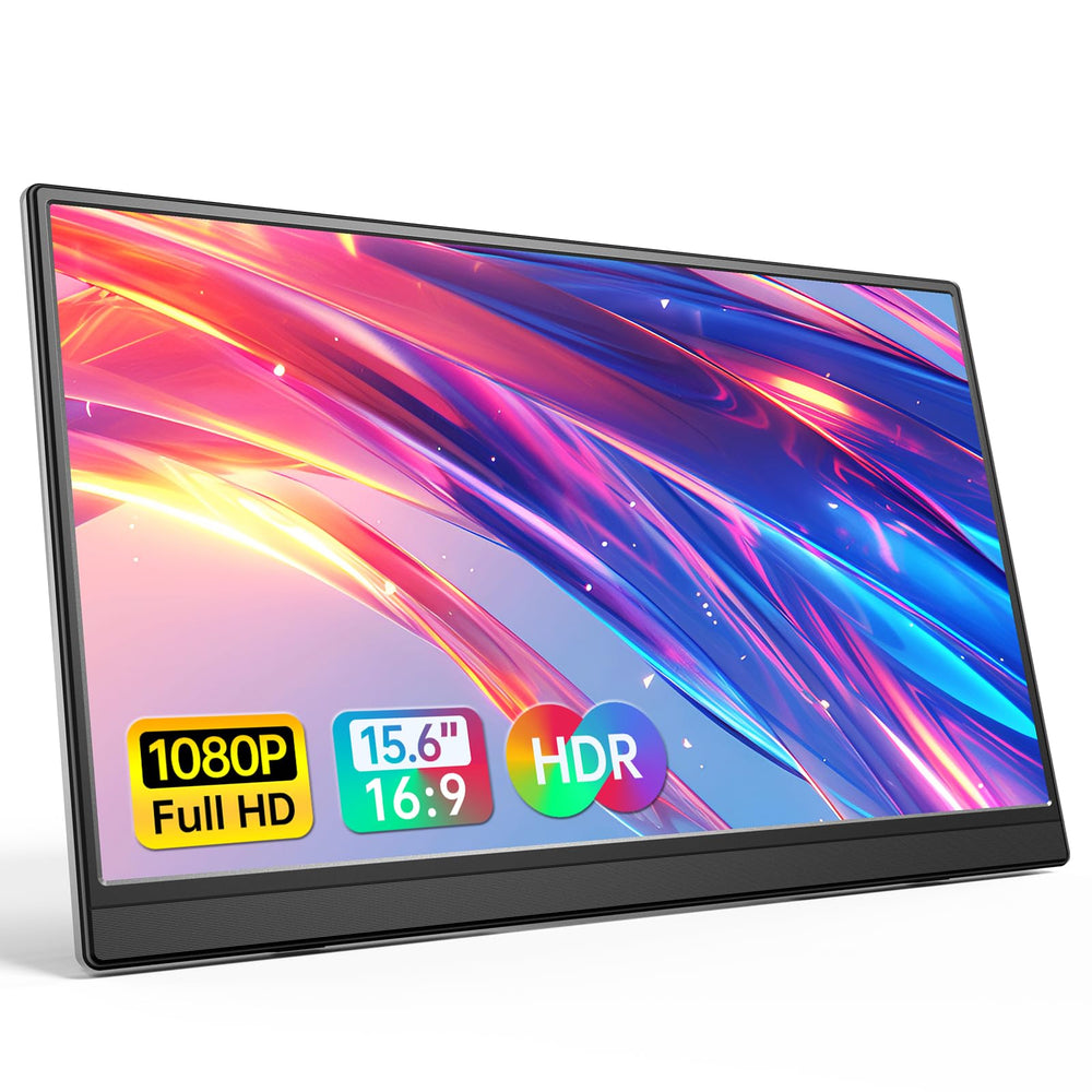Anyuse front view monitor showing crisp FHD display and slim bezel for clear visuals