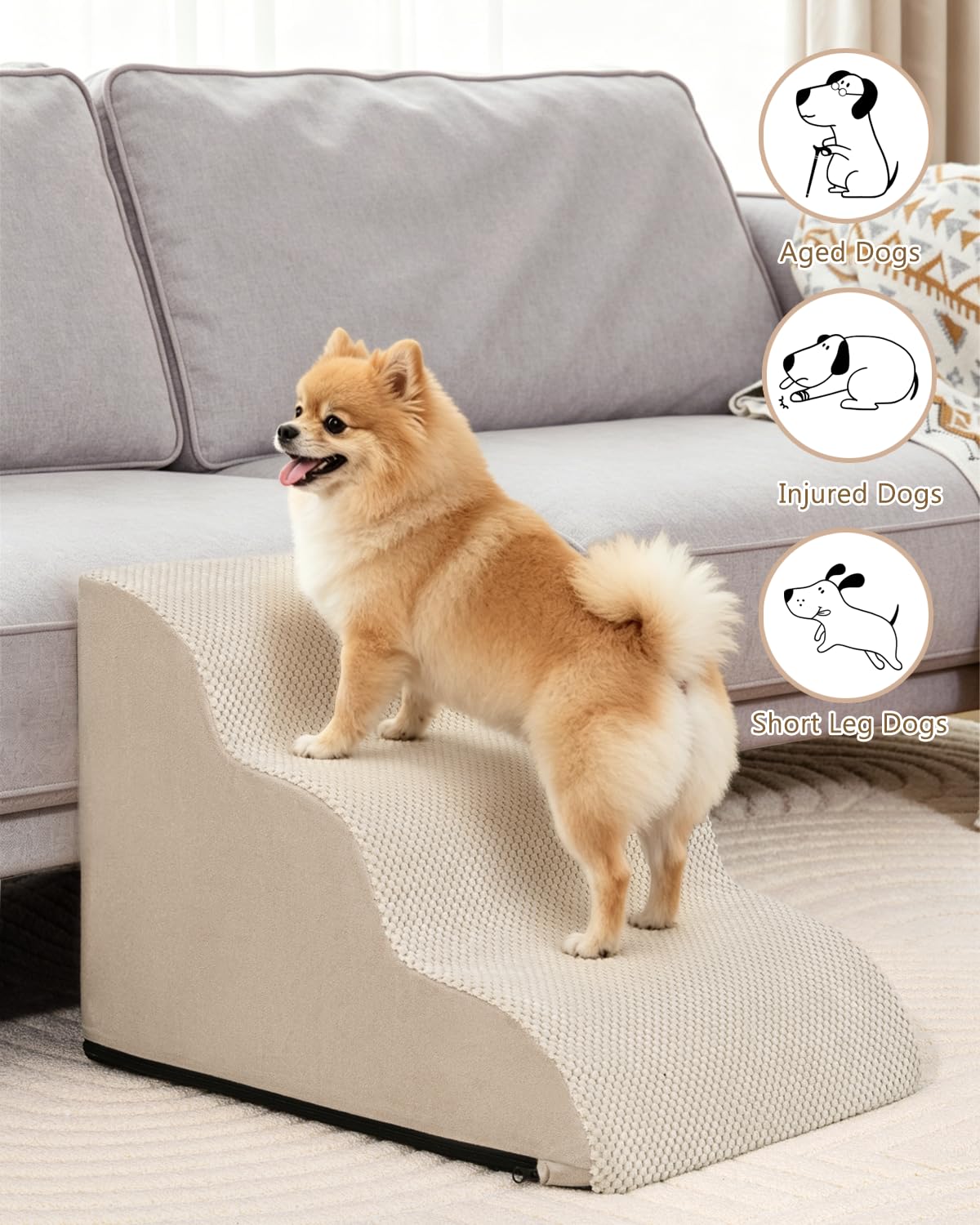 aodisman side view curved profile demonstrating gentle incline benefit