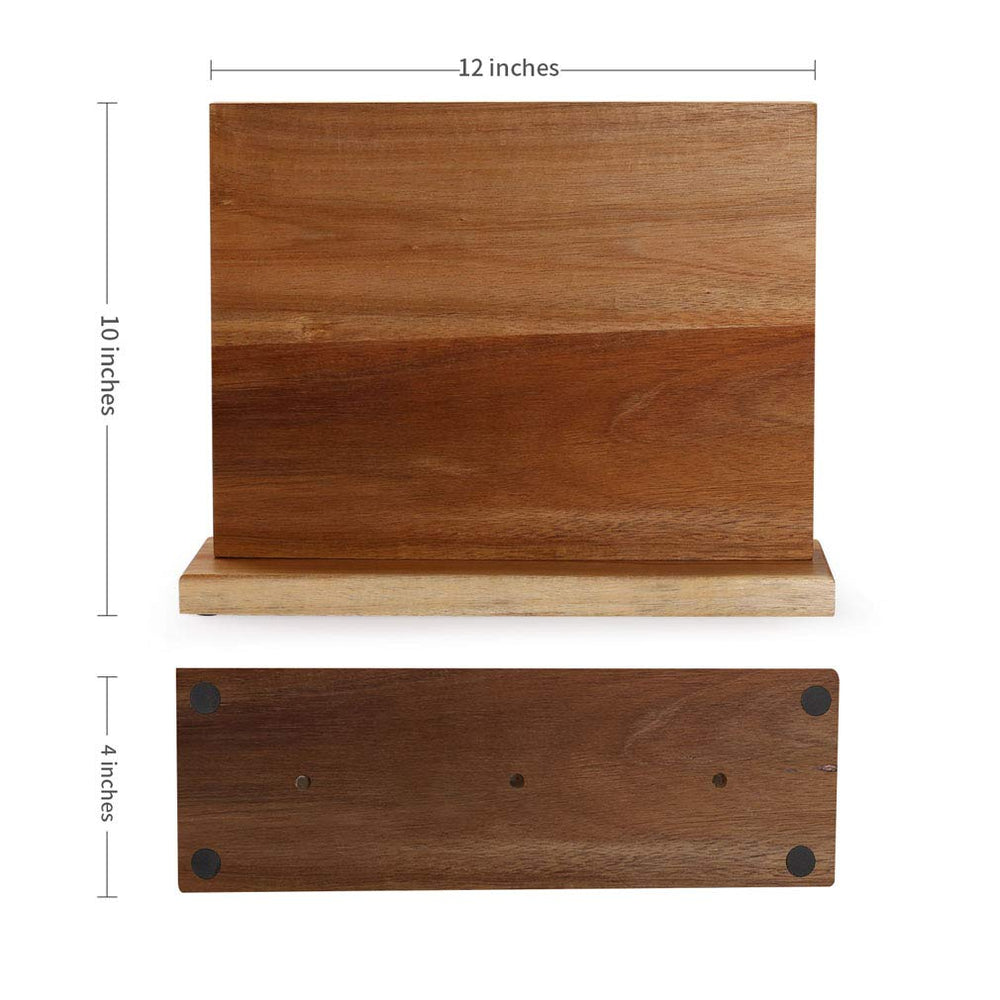 Aomiesen size comparison with chef knife showing space-saving capacity