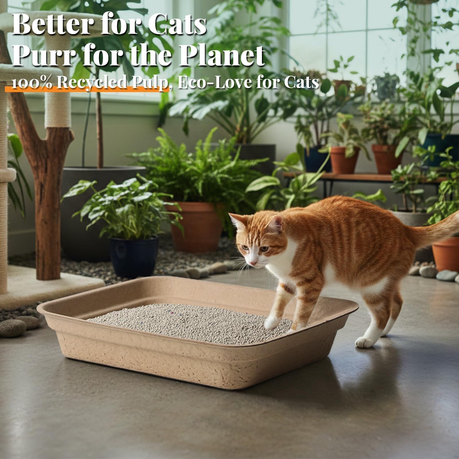 AOZITA disposable box inside a pet carrier for travel convenience