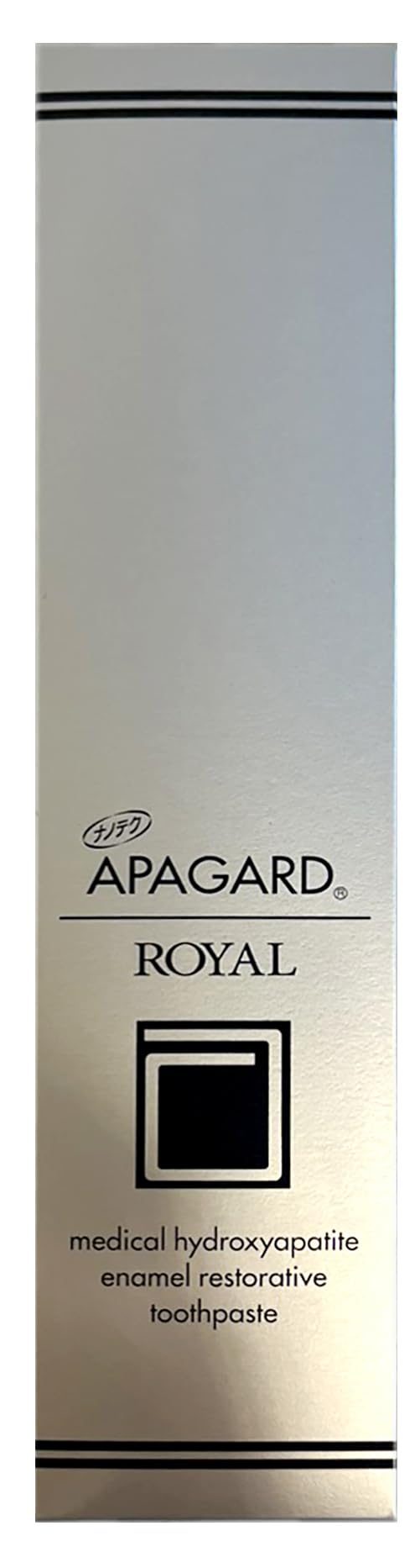 APAGARD Royal front packaging showing brand and tube, clear product authenticity benefit