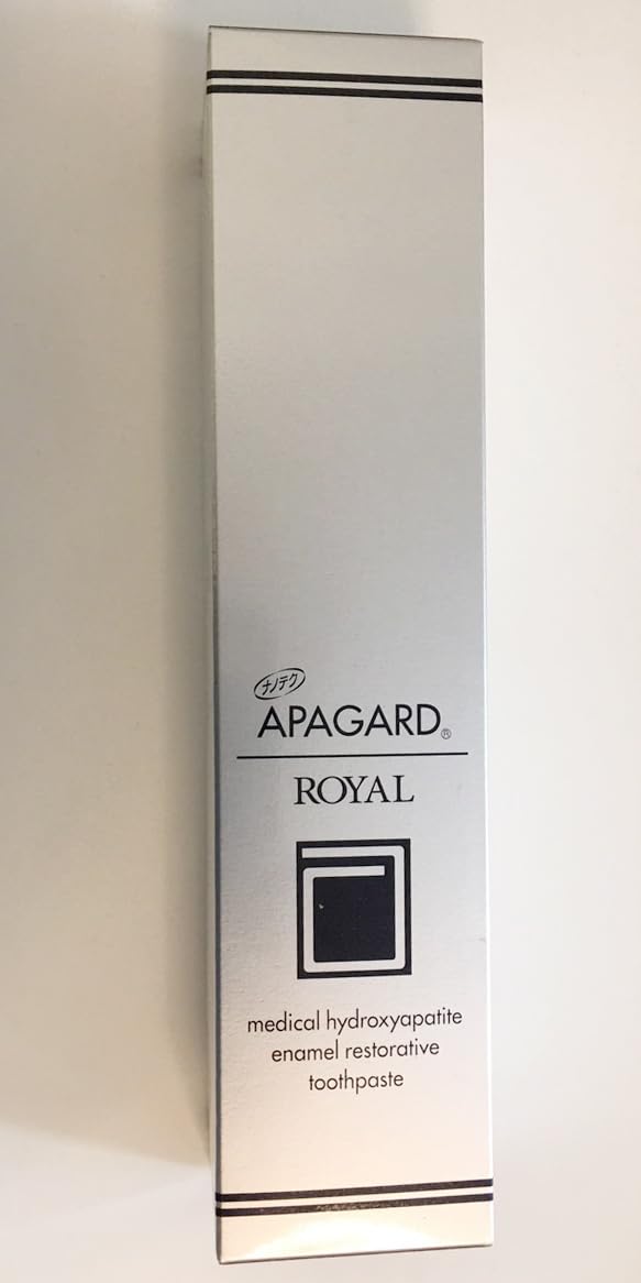 APAGARD Royal next to common items showing 135 g tube size and long-lasting supply