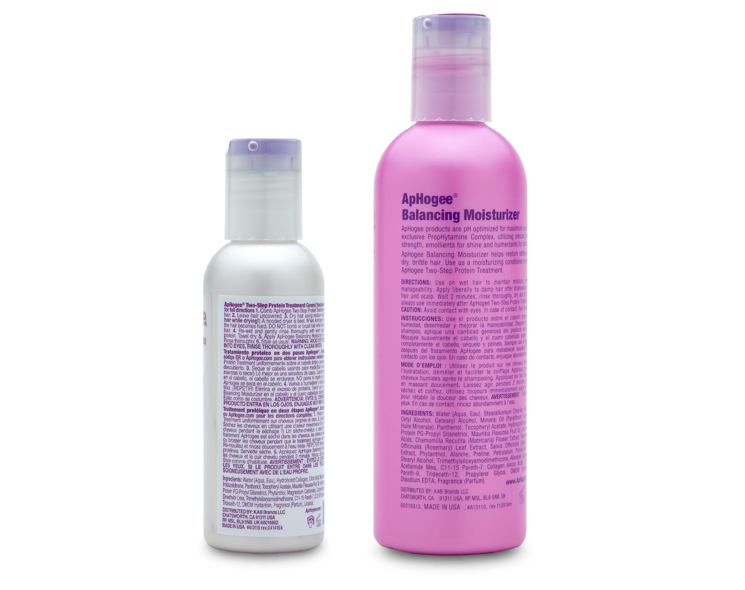 Aphogee moisturizer pump dispensing lightweight cream for easy application