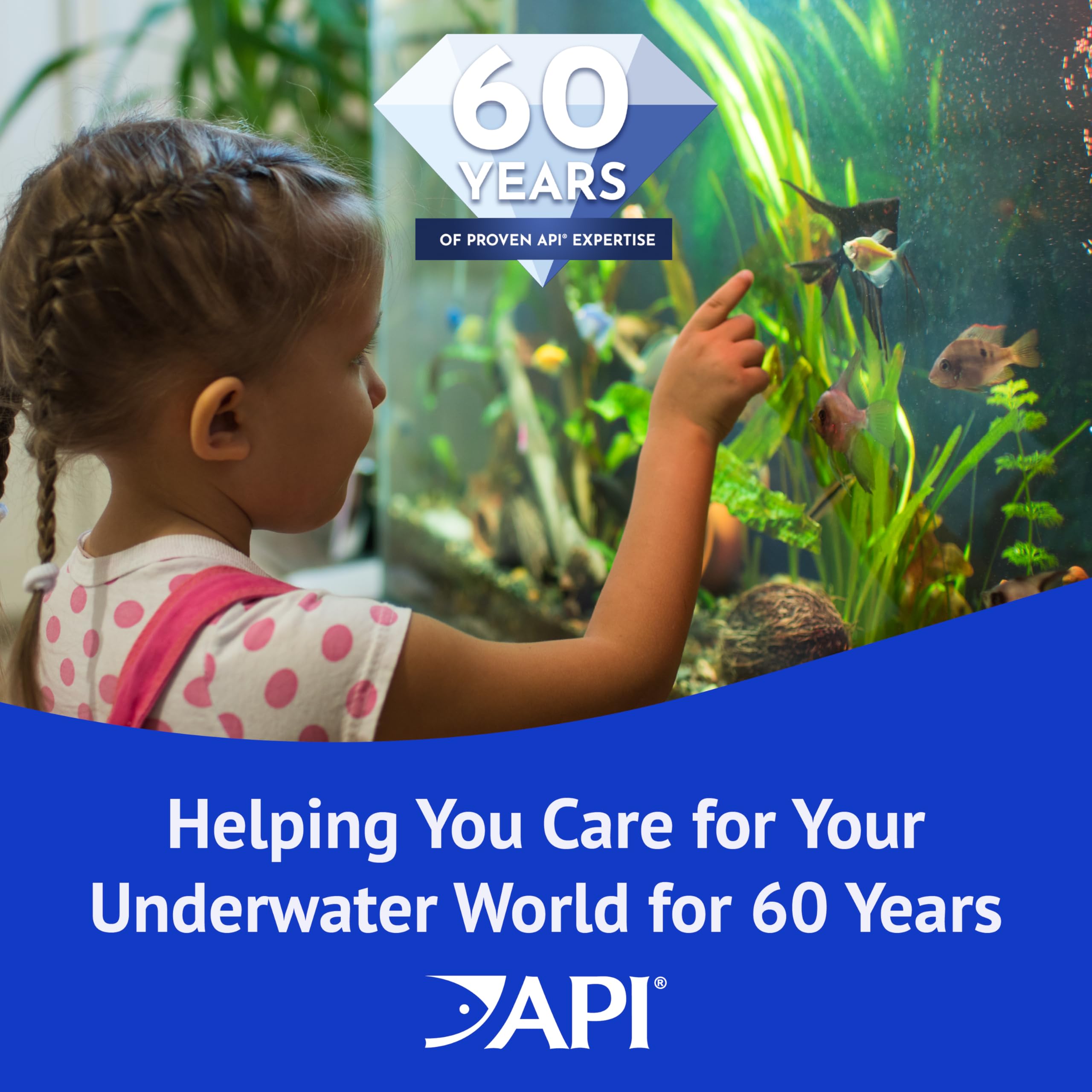 API POND ALGAEFIX directions label emphasizing EPA-registered safety