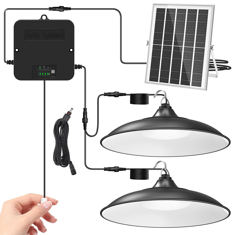 APILAB front view of dual-lamp unit showing neat design and wide coverage