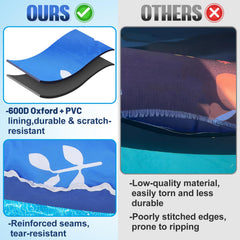 Apipi inflated side profile demonstrating stable support on water