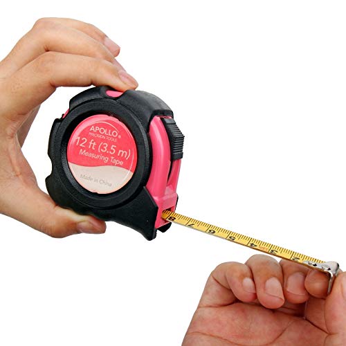 Apollo tape measure extended showing clear markings for accuracy