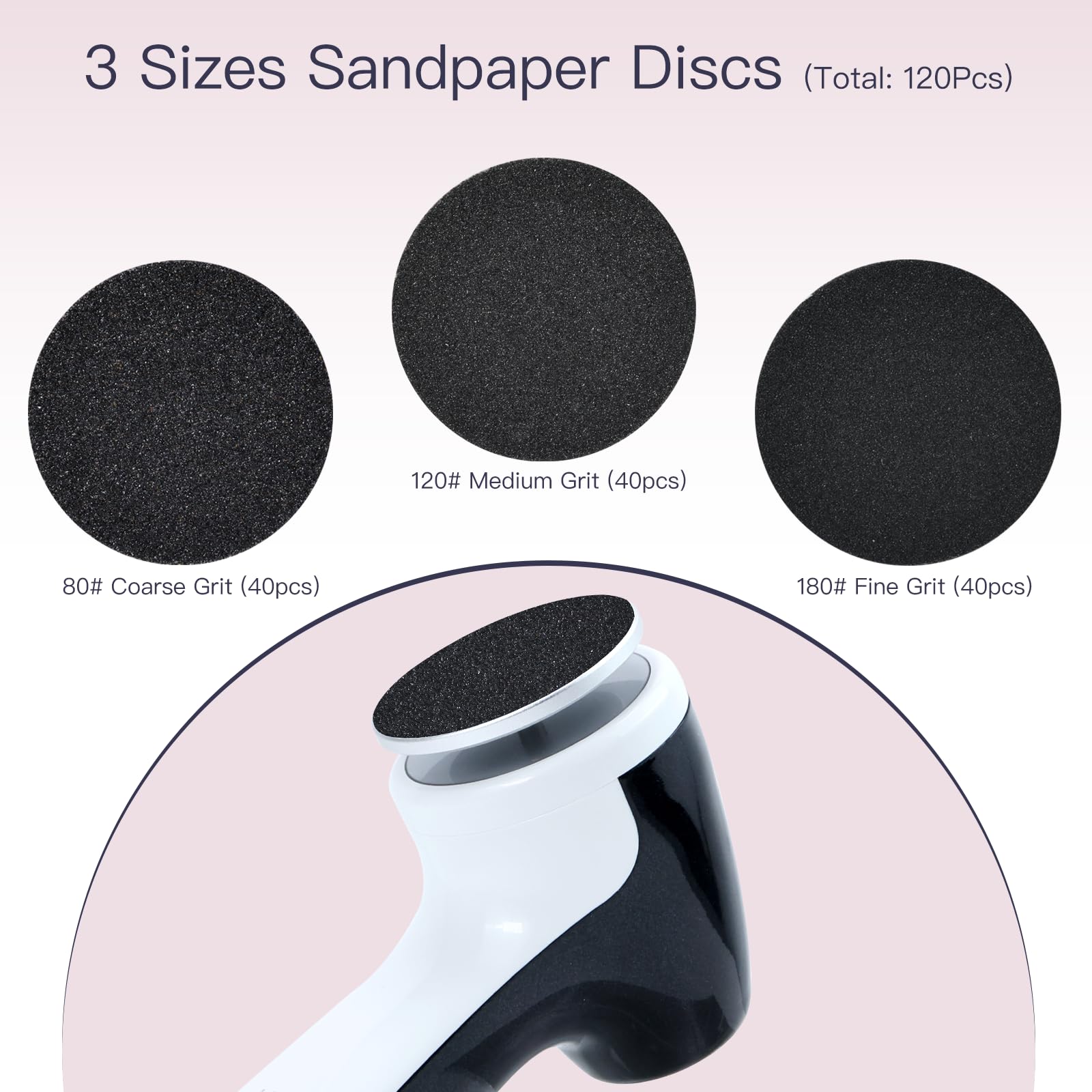 APRELM E7 beside a coin showing compact size for travel-friendly foot maintenance