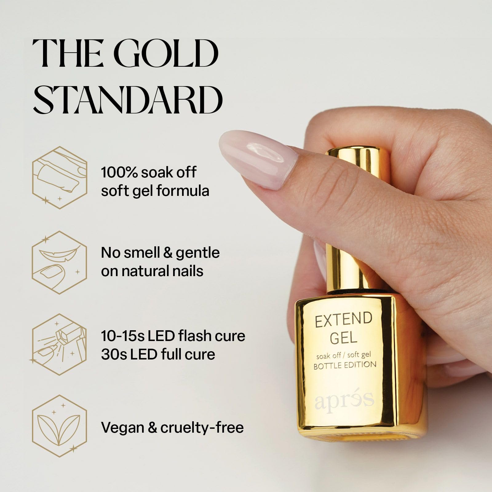 APRÉS Non‑Acidic Gel Primer label closeup highlighting gentle acid‑free formula