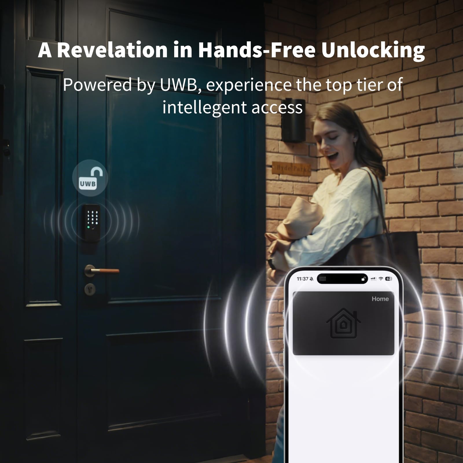 aqara fingerprint close-up highlighting fast biometric access for convenience