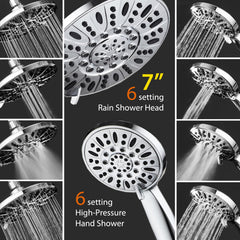 AquaDance 3-way diverter and bracket installed offering easy flow control