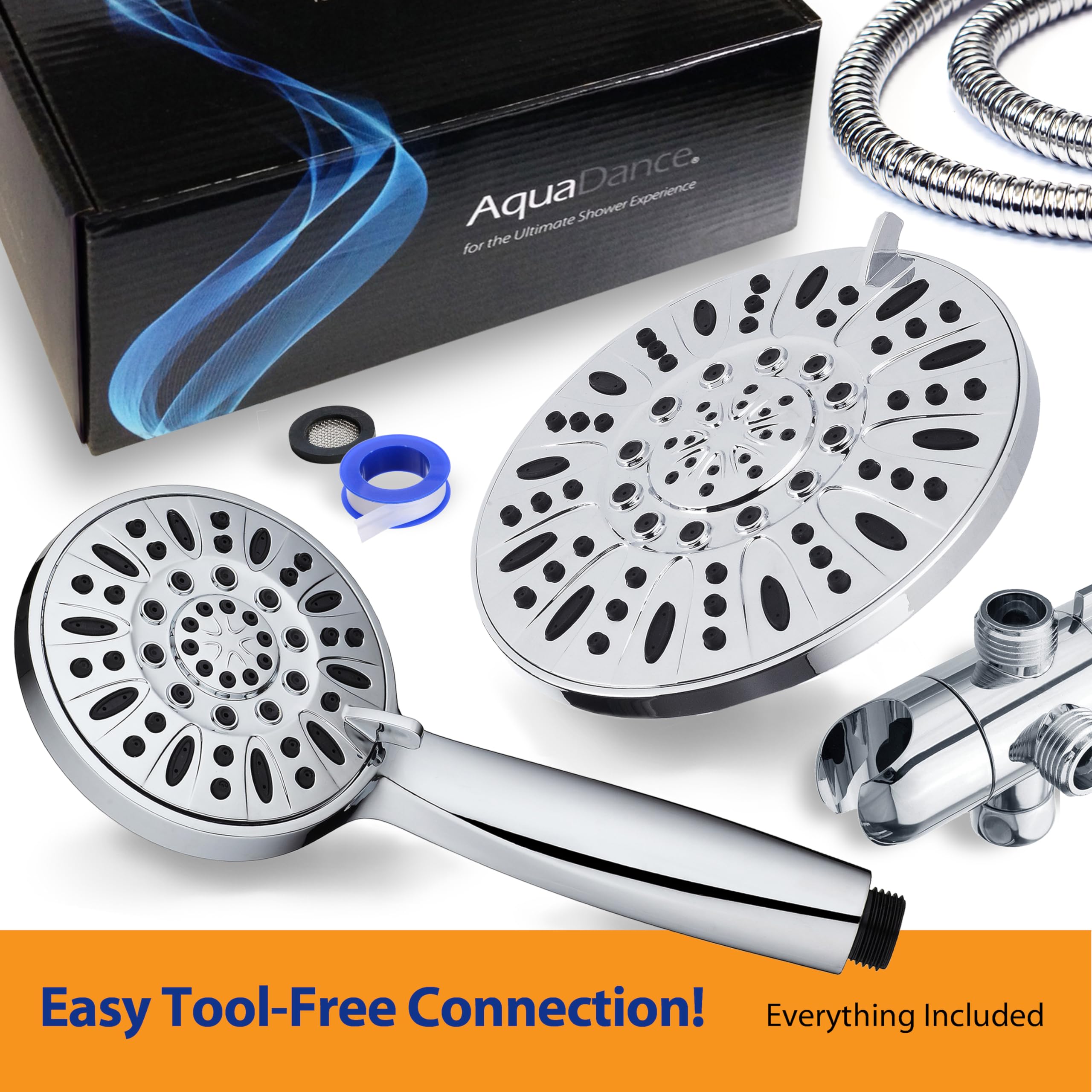 AquaDance rub-clean jets close-up preventing limescale for low maintenance