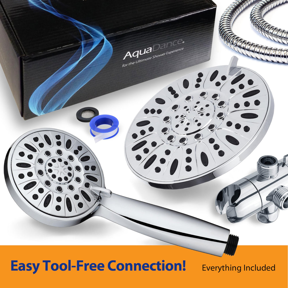 AquaDance rub-clean jets close-up preventing limescale for low maintenance