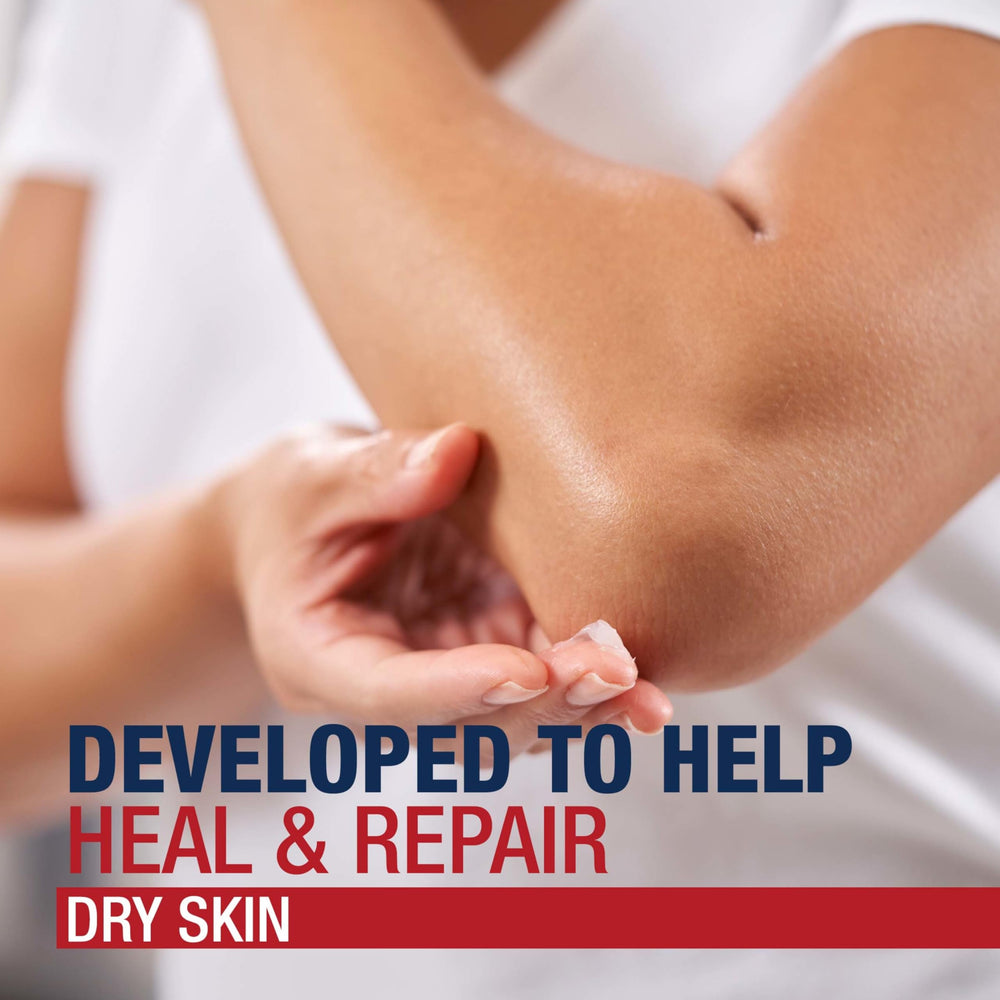 Aquaphor spread on cracked heels for deep overnight repair