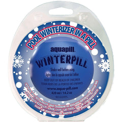 Aquapill WinterPill front packaging showing pill and instructions, simplifies winter care