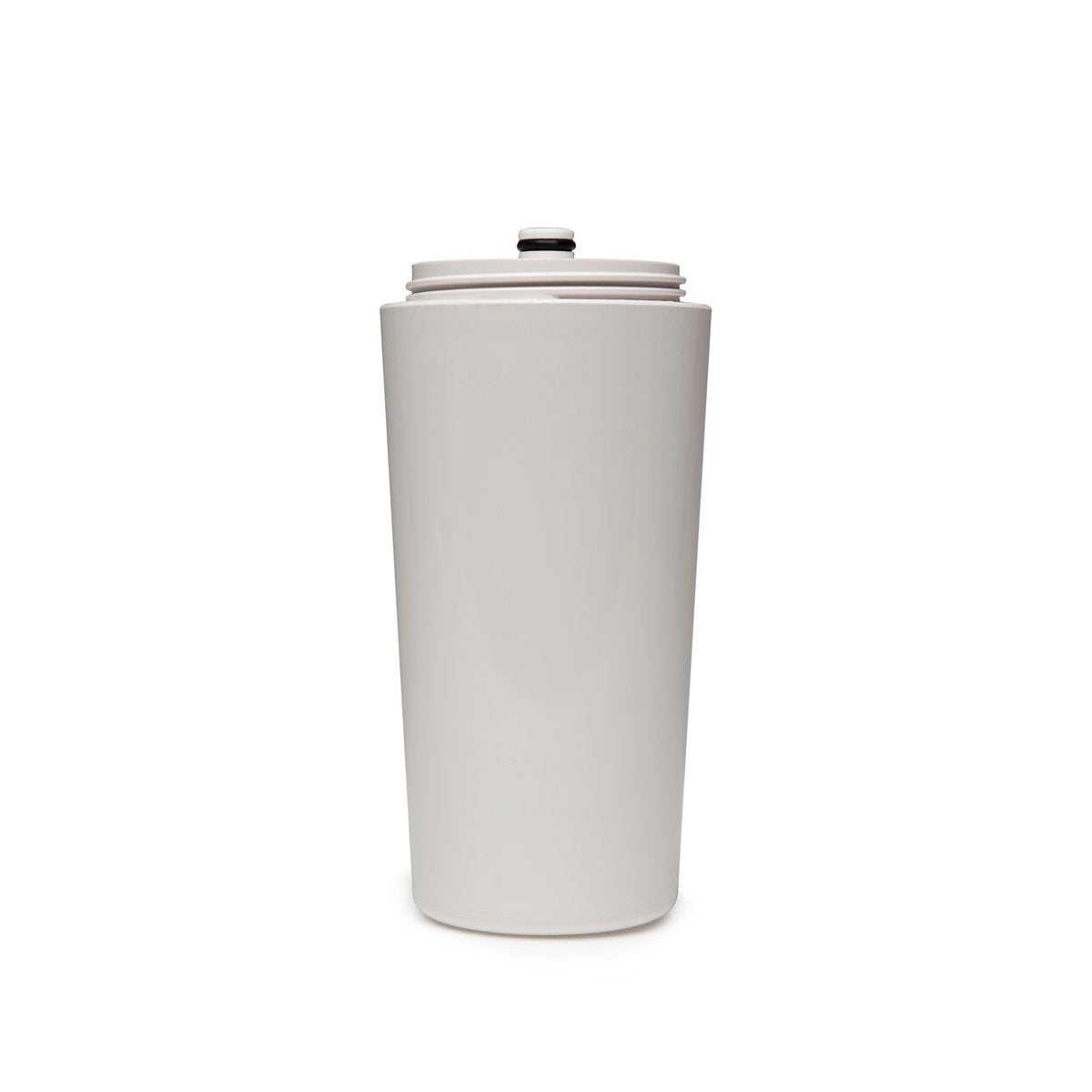Aquasana cartridge front view showing compact replacement and consistent filtration benefit