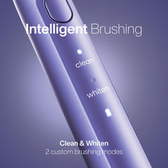Aquasonic Icon brush head close-up showing bristles for gentle effective clean