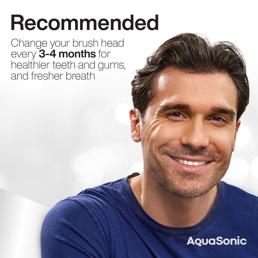 AquaSonic ProFlex attached to toothbrush handle demonstrating secure fit