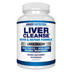 Arazo Nutrition front packaging showing bottle and supplement name for clear identification