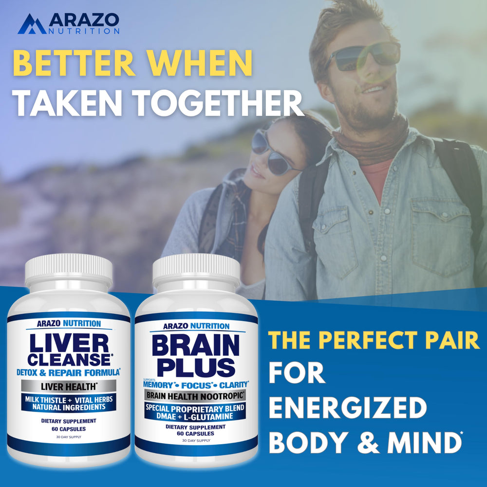Arazo Nutrition bottle on kitchen counter suggesting daily routine convenience and wellness