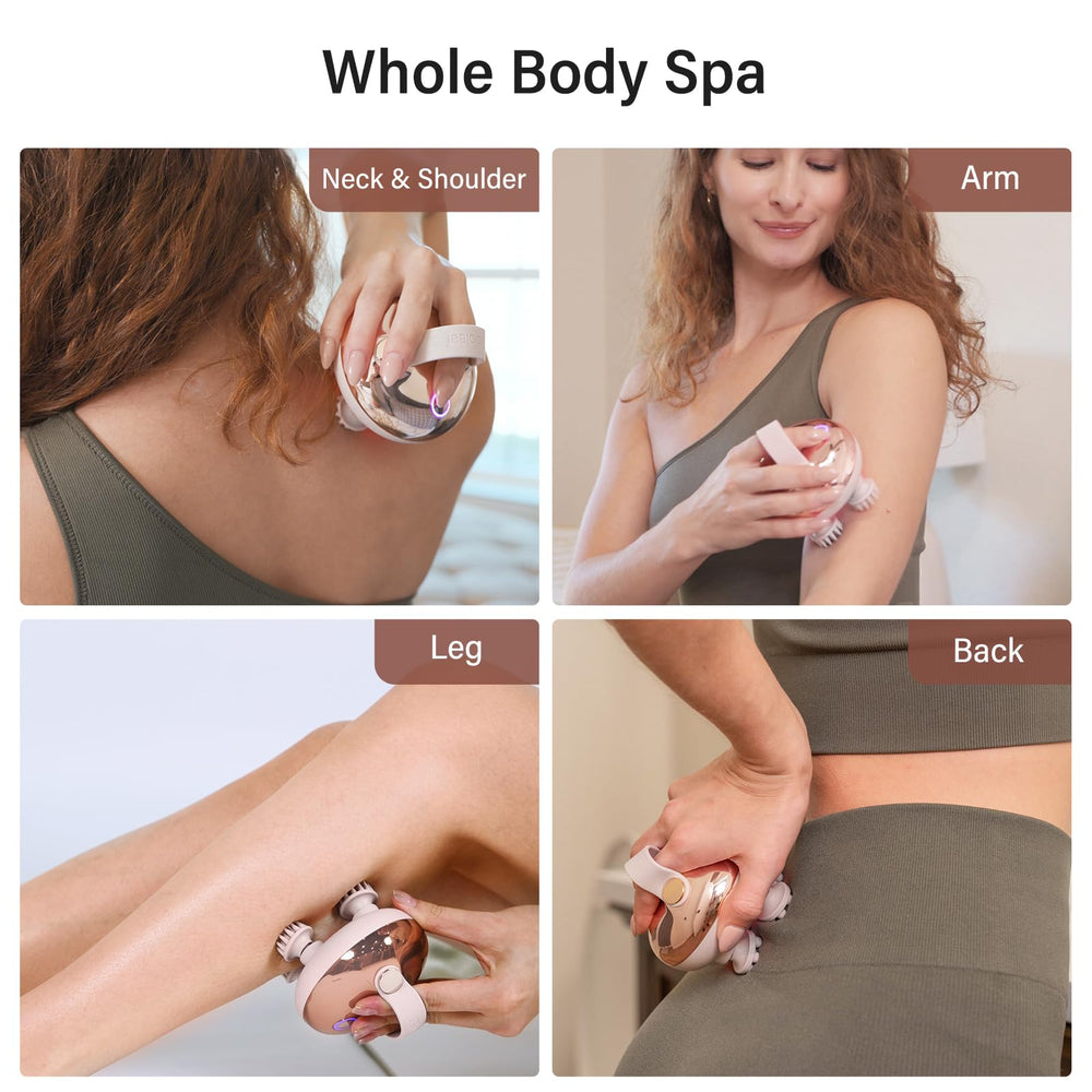 arboleaf lifestyle relaxing use showing comfortable head massage for stress relief
