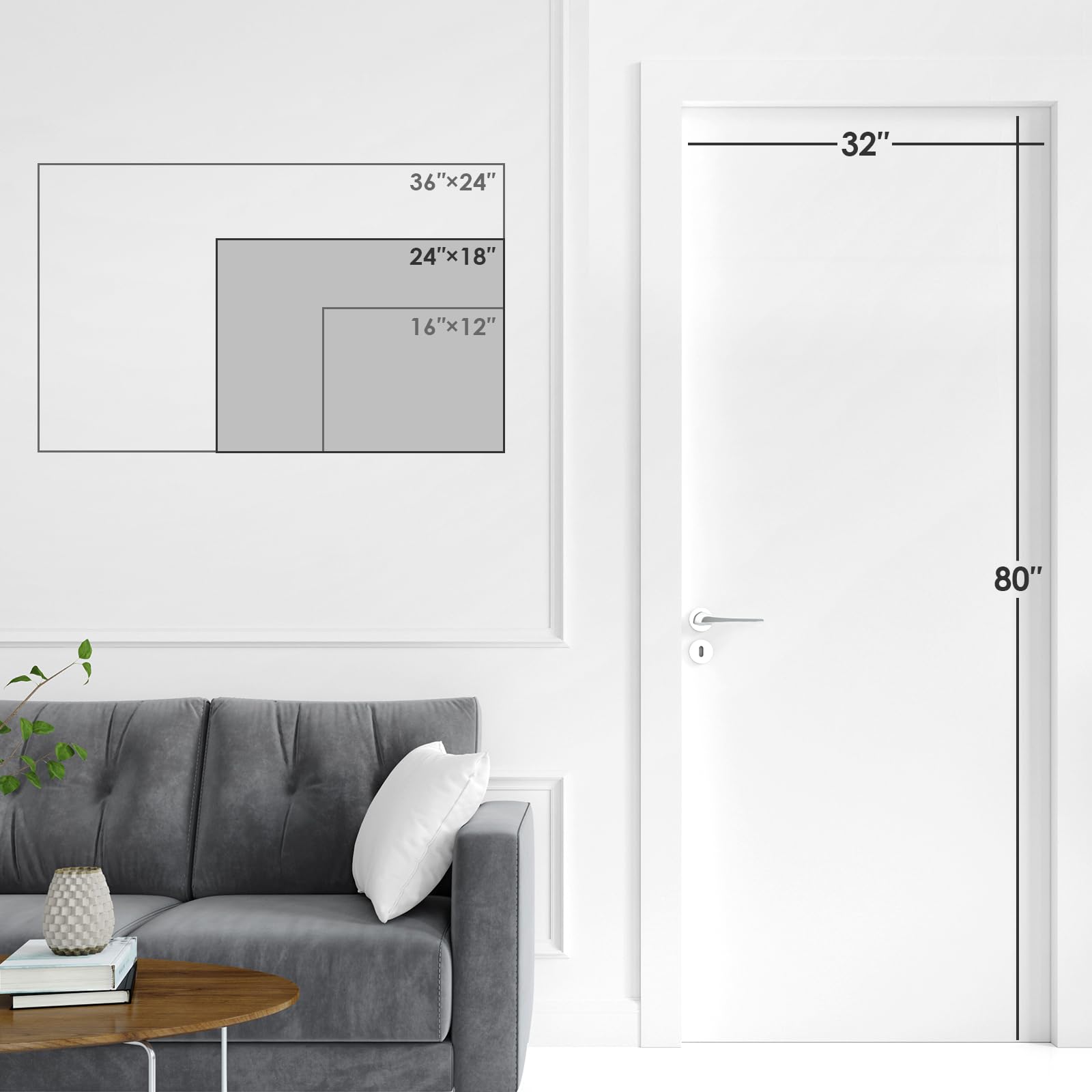 ARCOBIS mounted on office wall creating a visible monthly planning center
