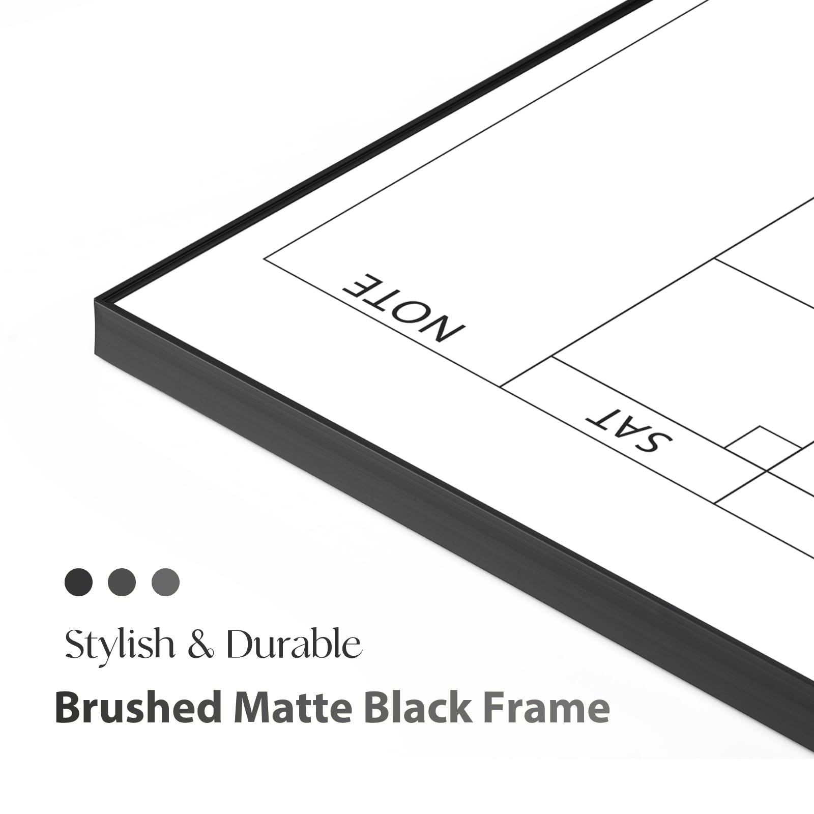 ARCOBIS thin side profile illustrating lightweight, easy-to-hang construction