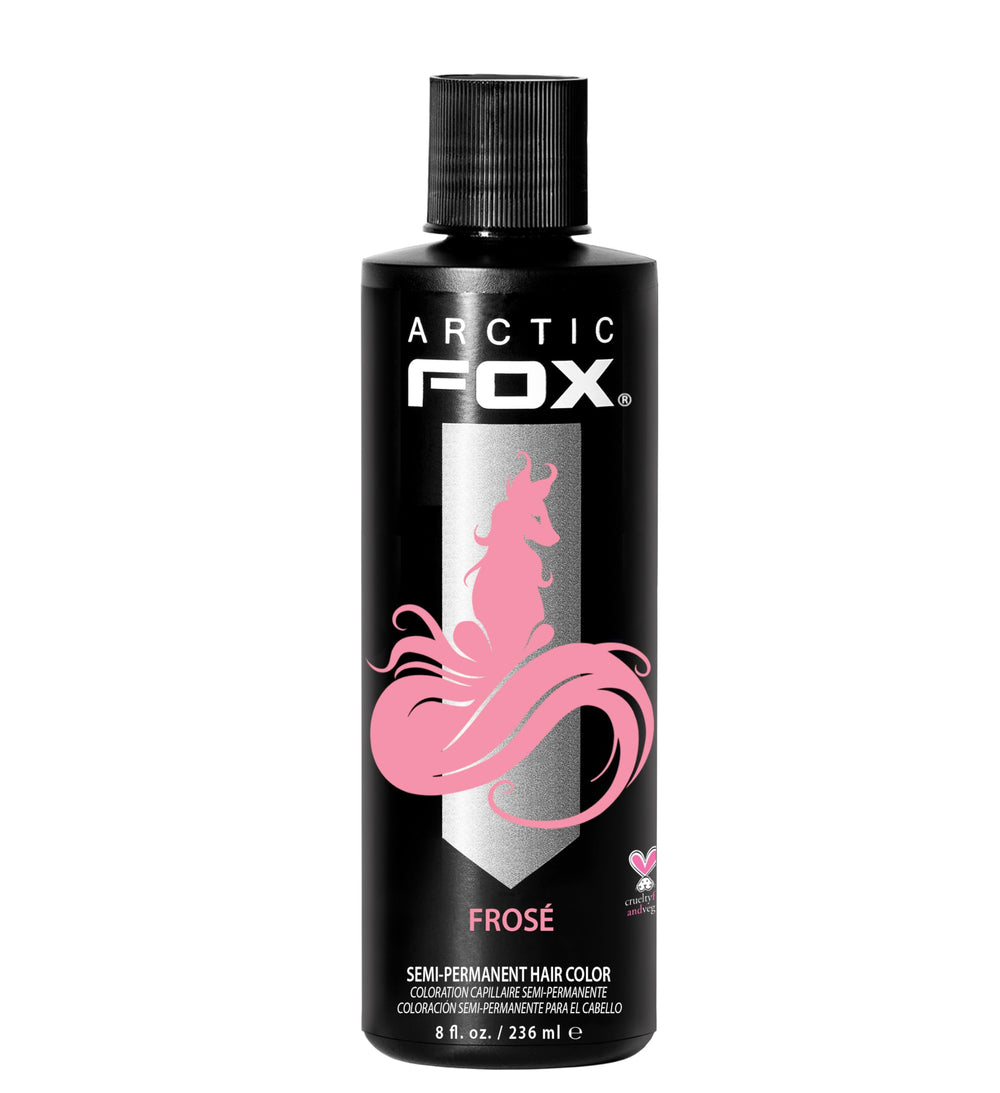 ARCTIC FOX Frose front jar showing label and pastel pink color promise