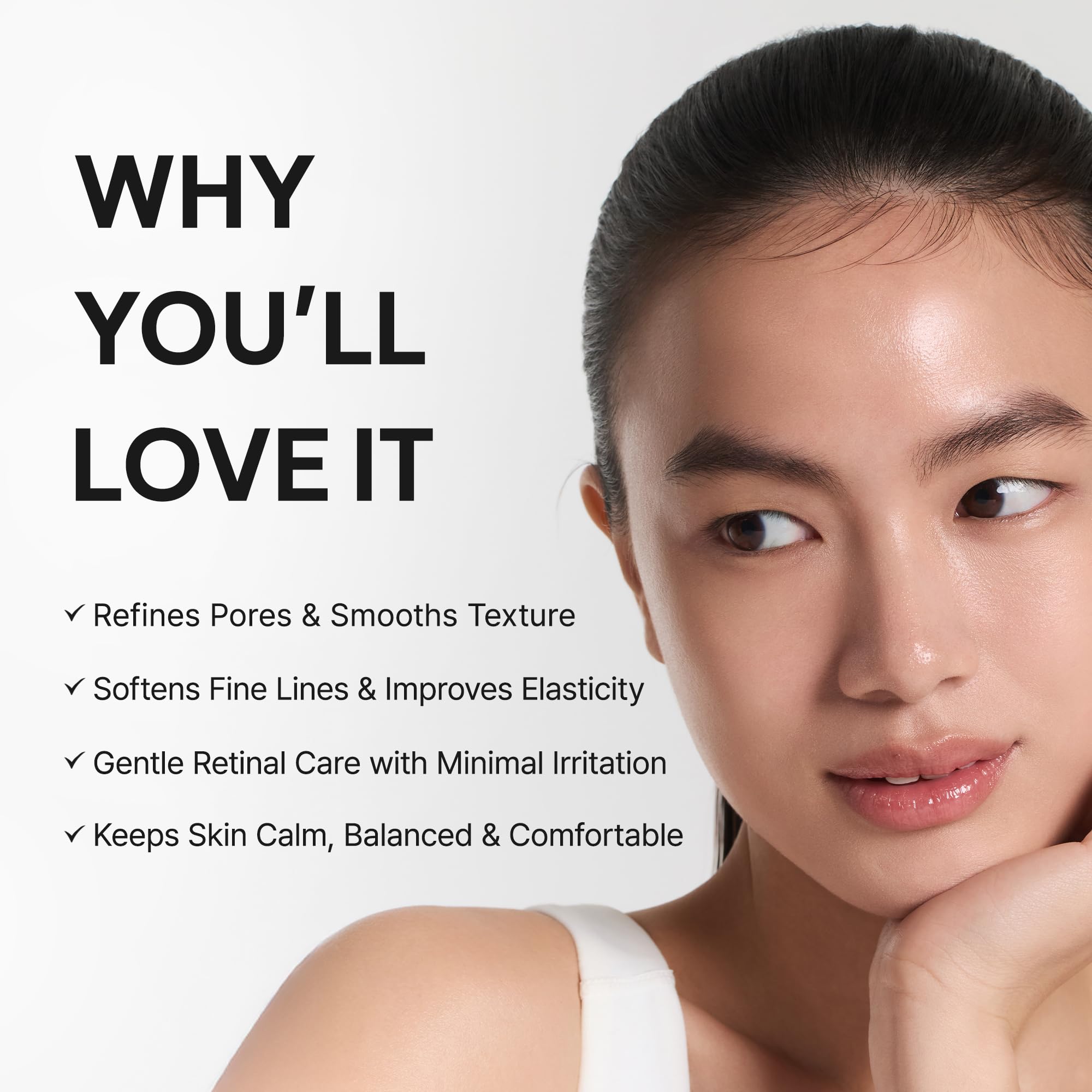 ARENCIA serum on hand demonstrating lightweight absorption benefit